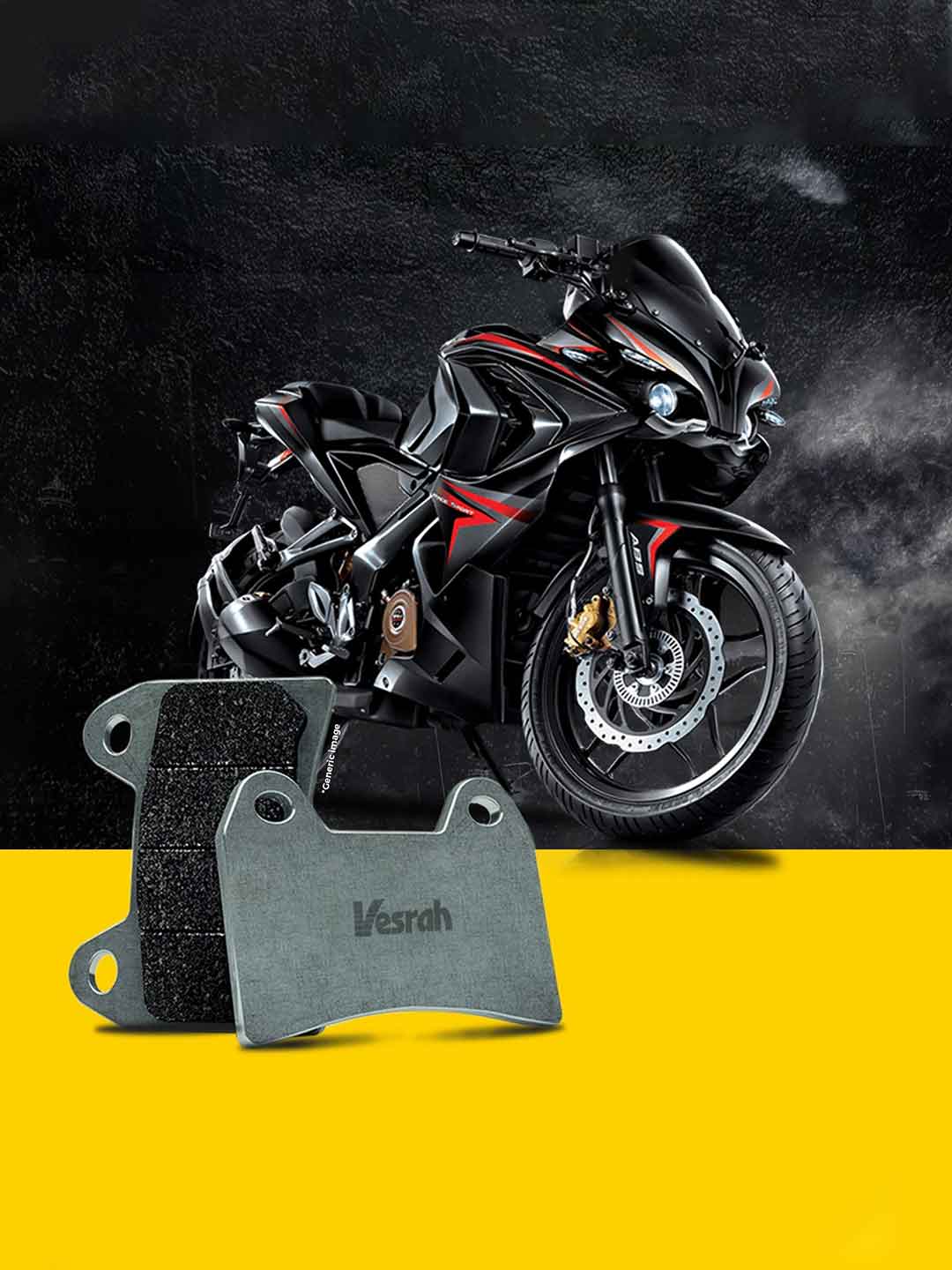 Vesrah Front Brake Pads Sd953 Ktm/Bajaj/Re/Honda/Bmw/Ducati/Tvs