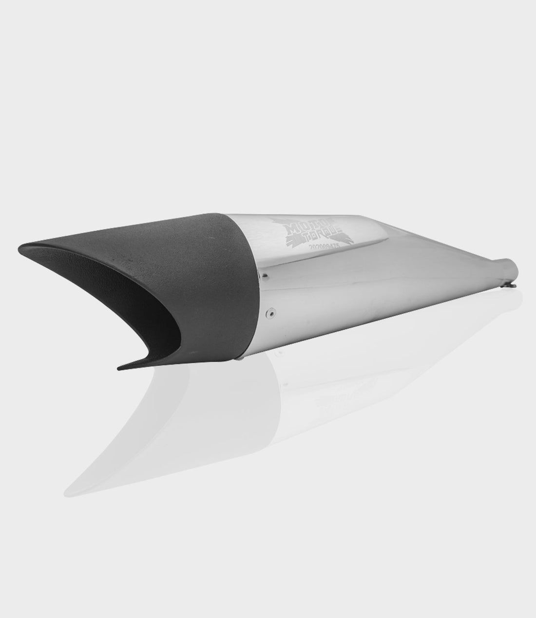Moto Torque Shark Half Chrome Performance Exhaust for Royal Enfield – Universal UCE Slip-On Exhaust