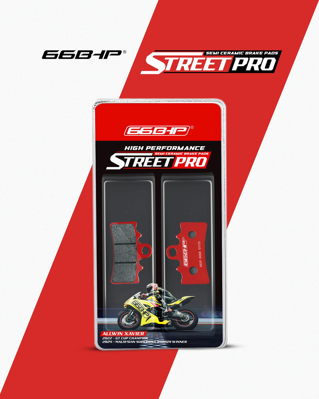 66BHP Bajaj Dominar 400(below 2019) Street Pro Semi Ceramic Brake Pads
