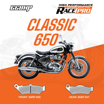 66BHP Royal Enfield Classic 650 Race Pro Sintered Brake Pad