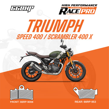 66BHP Triumph Speed 400 / Scrambler 400 X Race Pro Sintered Brake Pad