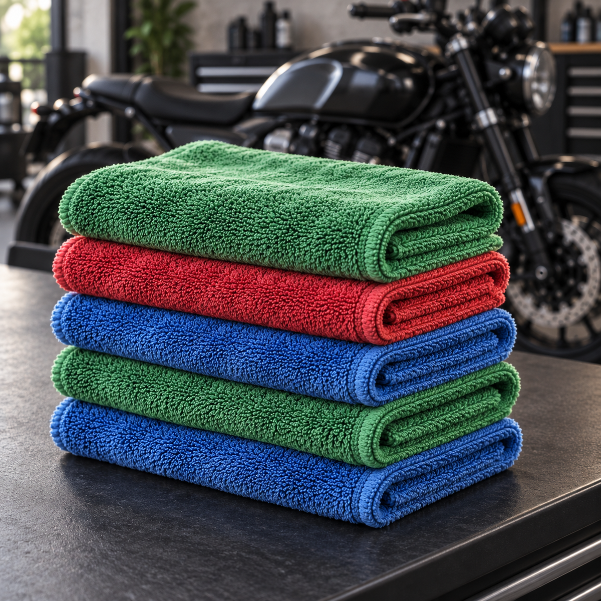 66BHP 400 GSM Premium Microfiber Cleaning Cloth – Ultra Soft, Lint-Free & Scratch-Safe