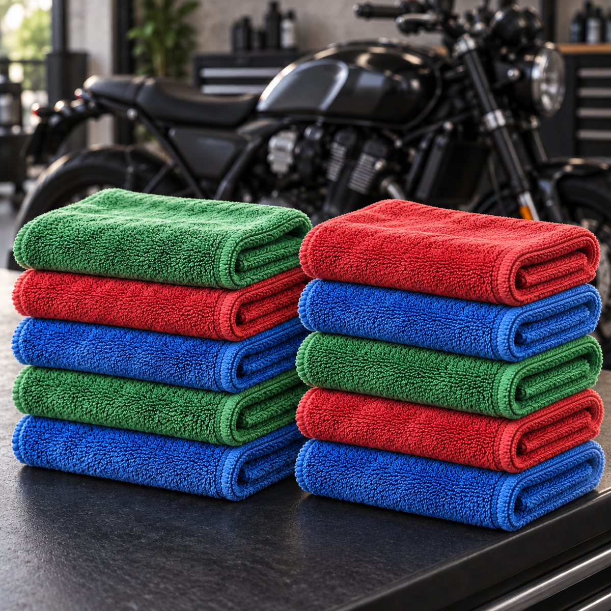 66BHP 400 GSM Premium Microfiber Cleaning Cloth – Ultra Soft, Lint-Free & Scratch-Safe