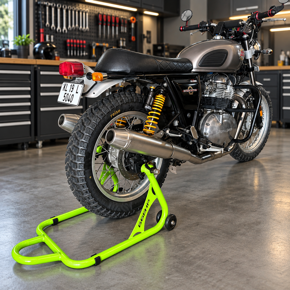 66Bhp X-Lift | The Ultimate 2-in-1 Paddock Stand – Spool & Swingarm Ready