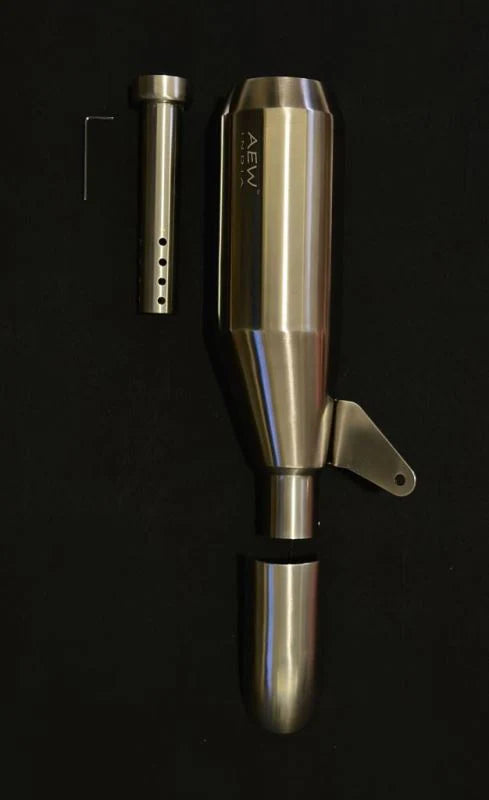 AEW EDGE Free Flow Exhaust for Royal Enfield Guerrilla 450 | Performance Silencer | AEW