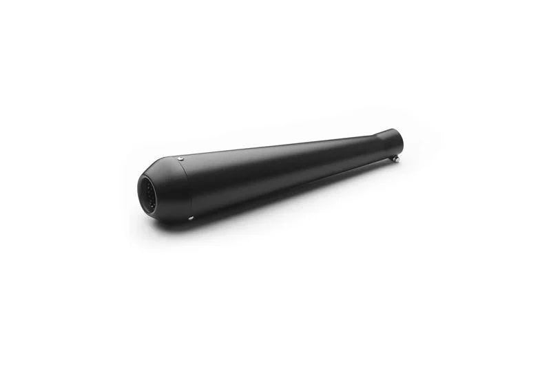 AEW Megaphone Exhaust Silencer for Royal Enfield Motorcycles | Mild Steel Chrome, Heat Resistant Full Black & Stainless Steel Matt Polish | AEW Performance Exhaust