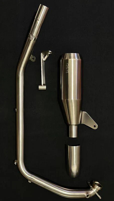 AEW Performance Full System Exhaust for Royal Enfield Guerrilla 450 | Free Flow Performance Exhaust | AEW
