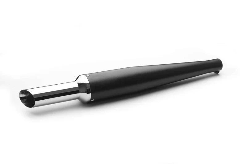 AEW Silver Star Performance Exhaust | Motorcycle Free Flow Silencer | Chrome, Black & Stainless Steel Variants