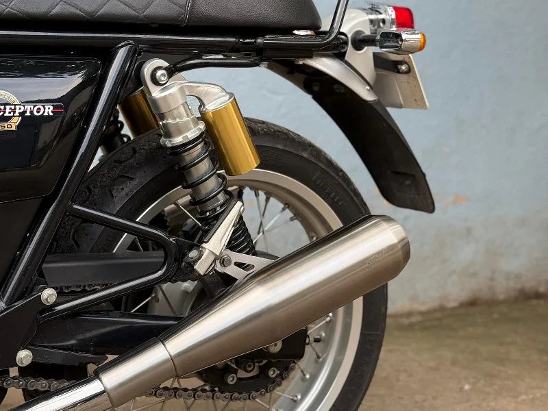AEW TE104 Edge Performance Exhaust for Royal Enfield Interceptor 650 / Continental GT 650 | Stainless Steel Variants