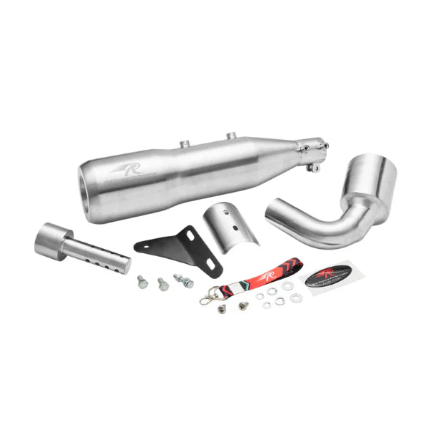 Red Rooster Altair Exhaust Matte for Bajaj Dominar 400 / Bajaj Dominar 250 | SS304 Performance Exhaust