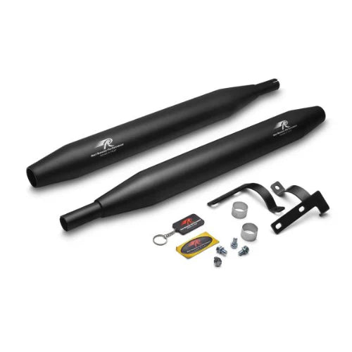 Red Rooster Celesta Exhaust for Jawa Classic | Performance Exhaust (Polish / Black)