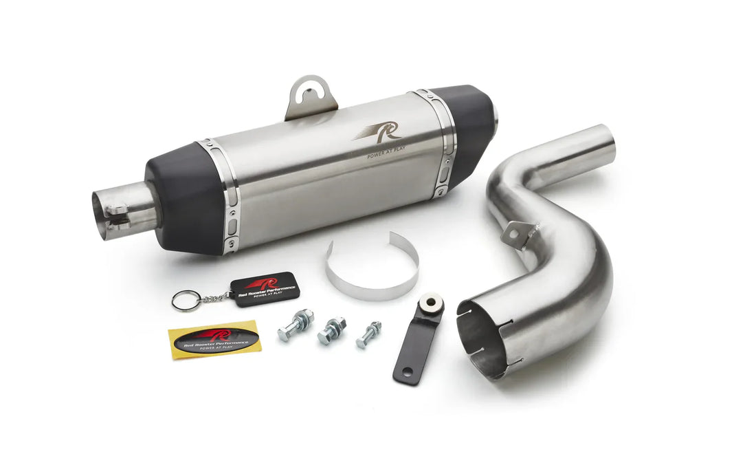 Red Rooster Galactic Exhaust for KTM Adventure 390 | Performance Exhaust Upgrade