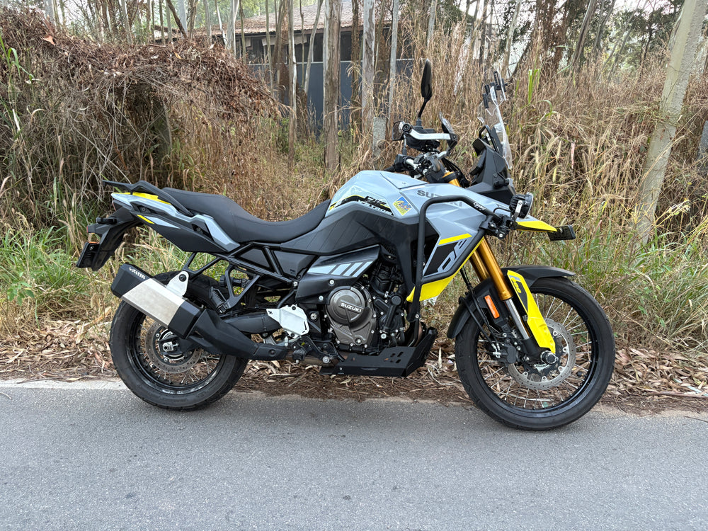 Barrel Storm Slip-On Exhaust for Suzuki V-Strom 800DE | 304 Stainless Steel Performance Exhaust