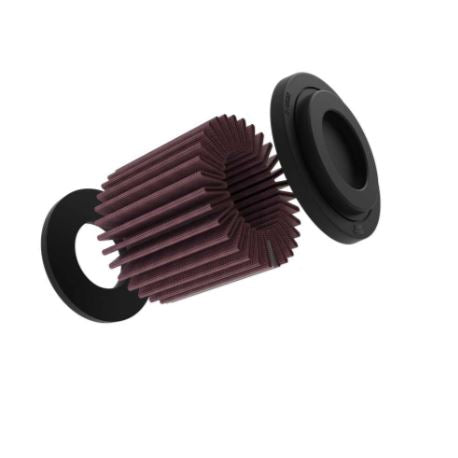 K&N RO-3522 High Flow Washable Air Filter for Royal Enfield Meteor 350, Classic 350 Reborn & Hunter 350 | Reusable Performance Engine Air Filter