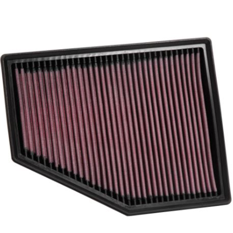 K&N 33-3079 High-Flow Lifetime Engine Air Filter for BMW 740i, X5, X6, X7, 5 Series, 7 Series, X3, X4 & 8 Series | Washable Replacement Panel Air Filter