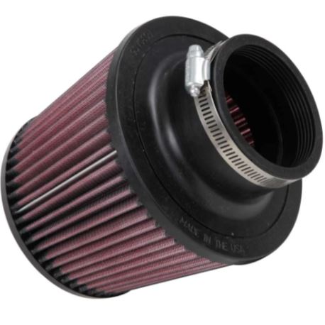 K&N RU-3570 High-Flow Original Universal Air Filter – 3 Inch Flange Reusable Washable Performance Engine Intake Filter – Up to 99% Filtration
