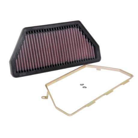 K&N HA-1017 High-Flow Washable Air Filter for Honda CBR1000RR Fireblade (2017-2024) | Lifetime Performance Engine Filter