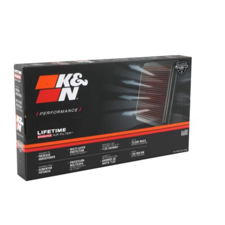 K&N KA-1406 High-Flow Washable Air Filter for Kawasaki 1400GTR, ZG1400 Concours, ZX-14 & ZZR1400 (2006–2016) – Performance Cotton Gauze Engine Filter