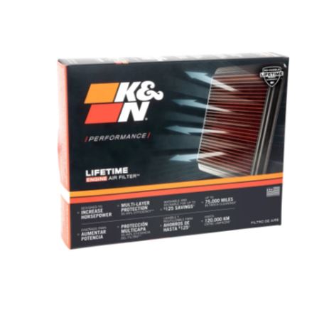 K&N TB-1219 High-Flow Lifetime Engine Air Filter for Triumph Scrambler 1200 XC & XE (2019-2020) Washable Reusable Performance Filter