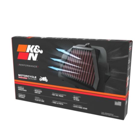 K&N KA-1011R High-Flow Racing Air Filter for Kawasaki Ninja ZX-10R (ZX1000) – Track-Use Cotton Gauze Performance Filter
