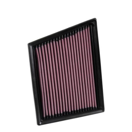 K&N 33-3074 High-Flow Washable Engine Air Filter for Jaguar F-PACE, XF, XE & Range Rover Velar | Right Passenger Side Performance Filter