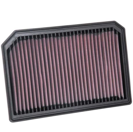 K&N 33-3133 High-Flow Lifetime Air Filter for Mercedes-Benz A250 / A220 / CLA250 / GLA250 / GLB 2.0L Turbo – Reusable Performance Filter