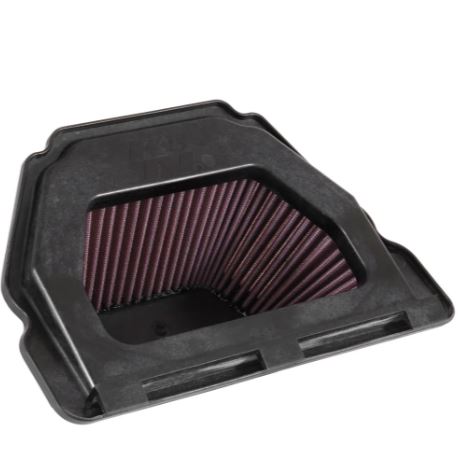 K&N YA-1015 High-Flow Lifetime Engine Air Filter for Yamaha YZF-R1, R1M, R1S & MT-10 (2015-2021) Washable Reusable Performance Air Filter