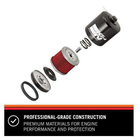K&N KN-160 High Performance Oil Filter for BMW Motorrad & Husqvarna Motorcycles | Spin-On Wrench-Off Racing Oil Filter