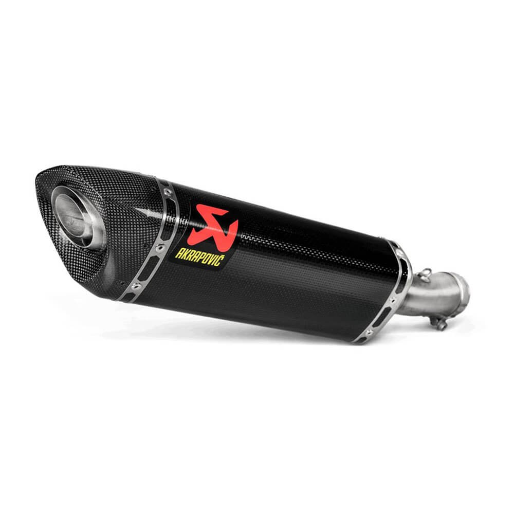 Akrapovic Slip-On Carbon Exhaust - Kawasaki Ninja 500 Z500 (2024 - Onwards)