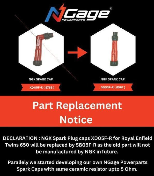 Ngage High Performance Ignition Kit for Royal Enfield Interceptor 650, Continental GT 650, Super Meteor 650, Shotgun 650, Bear 650 | NGAGE-HPKIT-TWINS 650