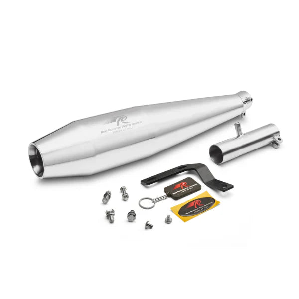 Red Rooster Pegasus RS Exhaust for Honda CB350 RS (Polish / Black)