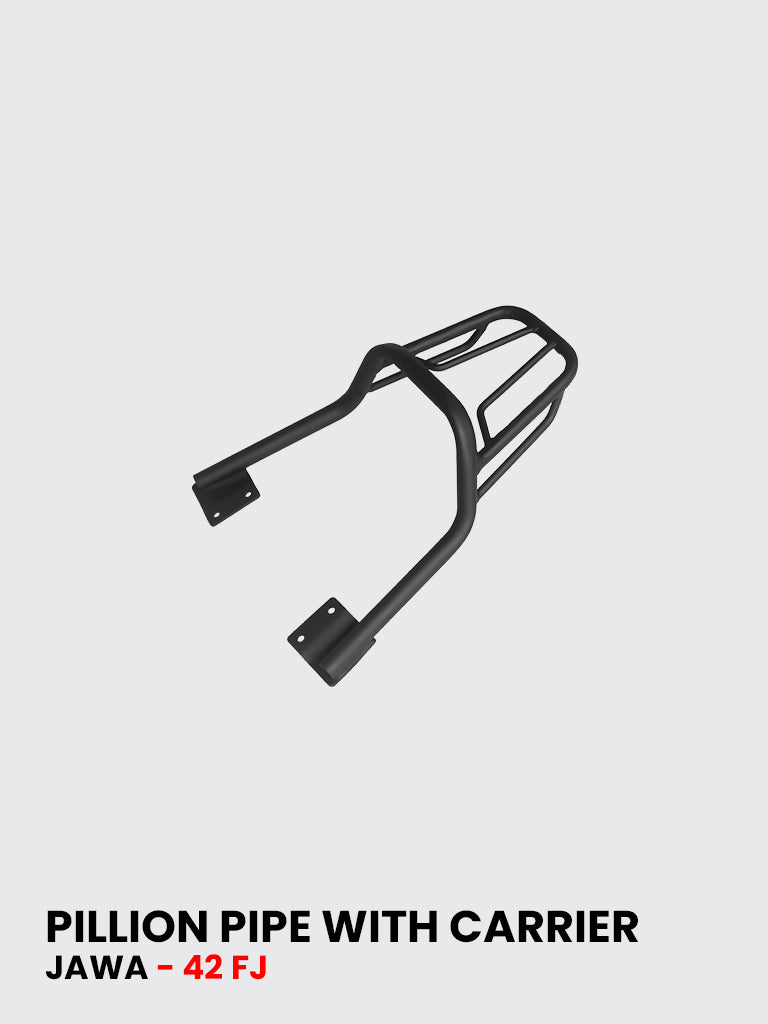 PILLION PIPE WITH CARRIER FOR JAWA  42 fj / SB 1139