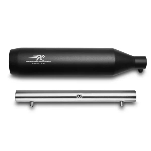 Red Rooster Polestar Pro Exhaust for Royal Enfield Meteor 350 (Polish / Matte / Black)