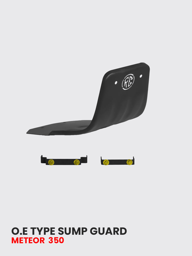 O.E TYPE SUMP GUARD FOR METEOR AND REBORN CLASSIC BLACK MATT - REM 652