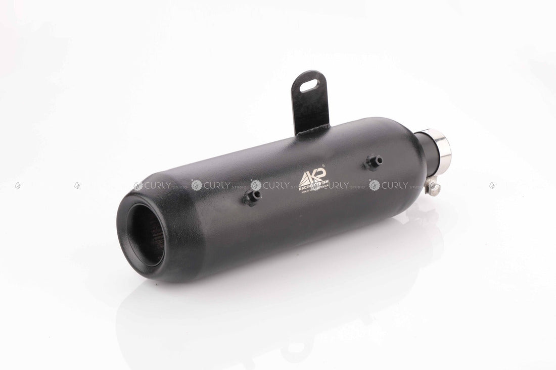 KP Racing System Replica Exhaust for Royal Enfield Hunter 350 | SS304 Stainless Steel Performance Silencer with DB Killer, Lifetime Rust & Accidental Warranty