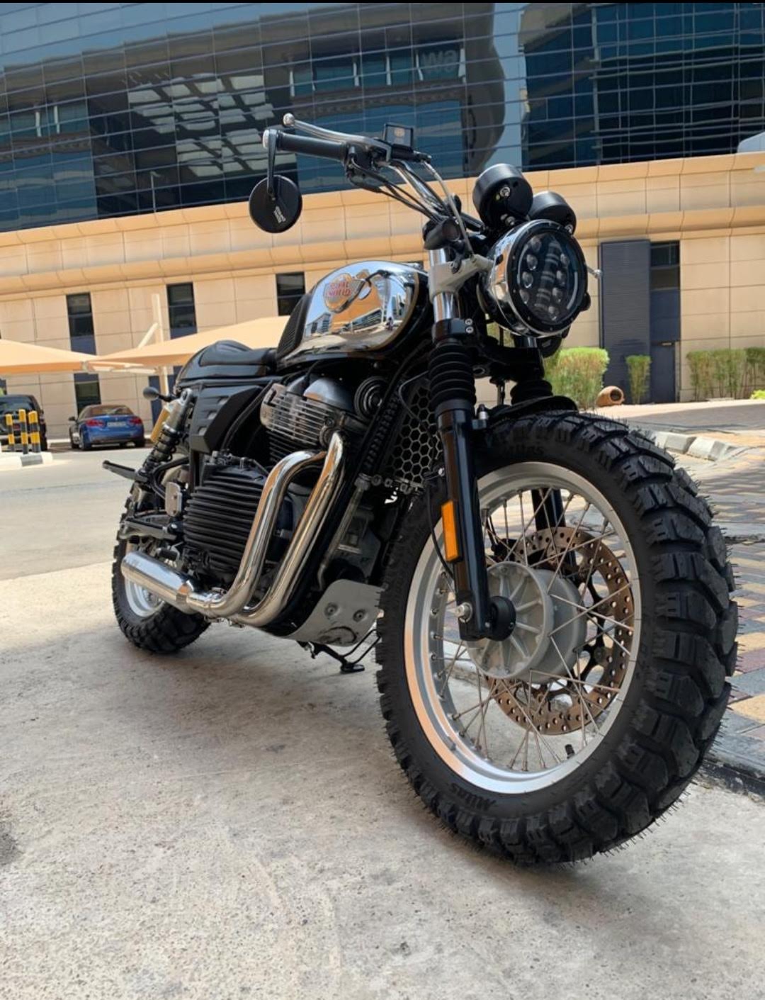SS Motocorp Performance Bred 2x1 Full System Exhaust with Short Can for Royal Enfield Interceptor 650 & Continental GT 650 | Matte & Mirror Finish