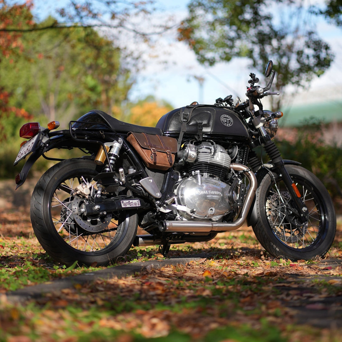 SS Motocorp Performance Bred 2x2 Full System Exhaust with Short Cans for Royal Enfield Interceptor 650 & Continental GT 650 | Matte & Mirror Finish