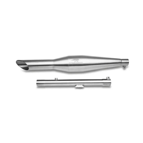 Red Rooster Rumbler Ace Matte Exhaust for Royal Enfield Meteor 350 – SS304 Performance Silencer
