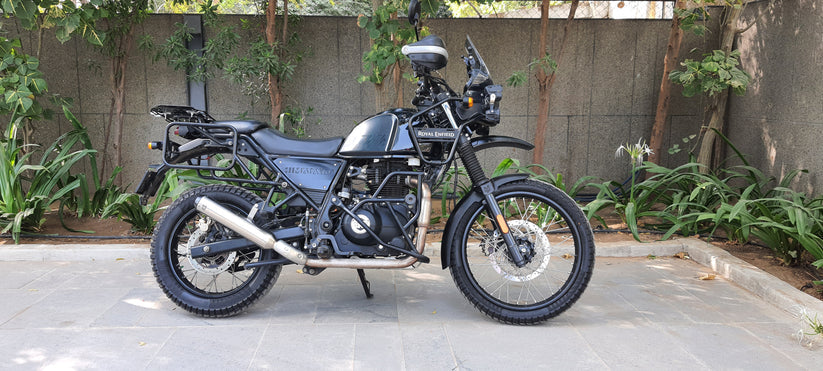 SS Motocorp Slip-On Exhaust for Royal Enfield Himalayan 411 | Performance Silencer with DB Killer
