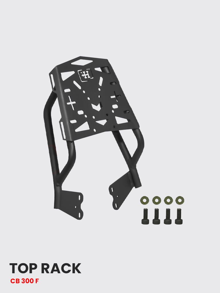 TOP RACK HEAVY FOR CB 300 F BLACK MATT – SB 713