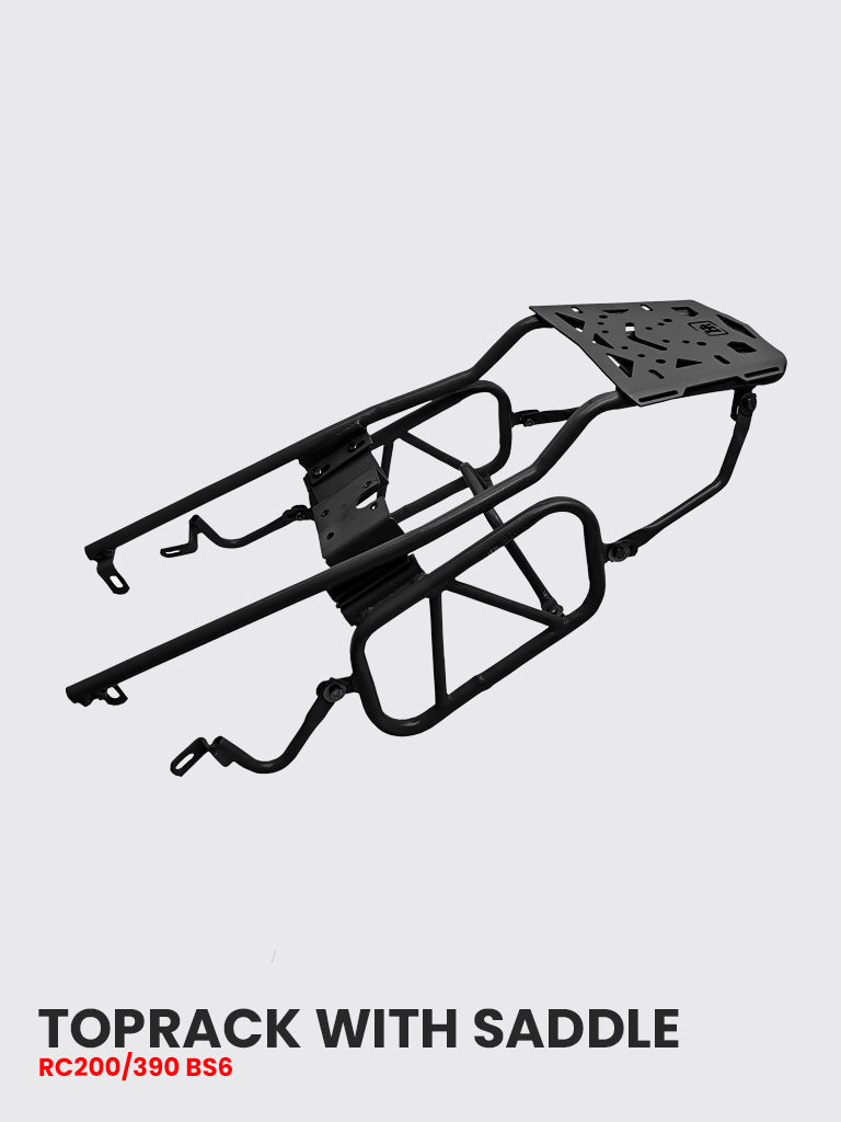 KTM RC 200 & 390 TOP RACK WITH SADDLE STAY COLOR OPTION AVAILABLE - SB 602
