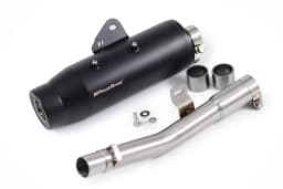 PowerRage Slip-On Exhaust with De-Cat Pipe for Royal Enfield Bear 650 – OE Style Performance Muffler