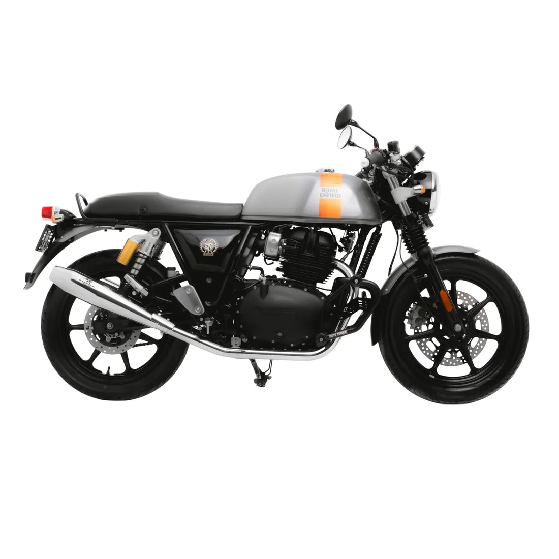 Red Rooster Stellar Polish Exhaust for Royal Enfield  Interceptor 650 & GT 650