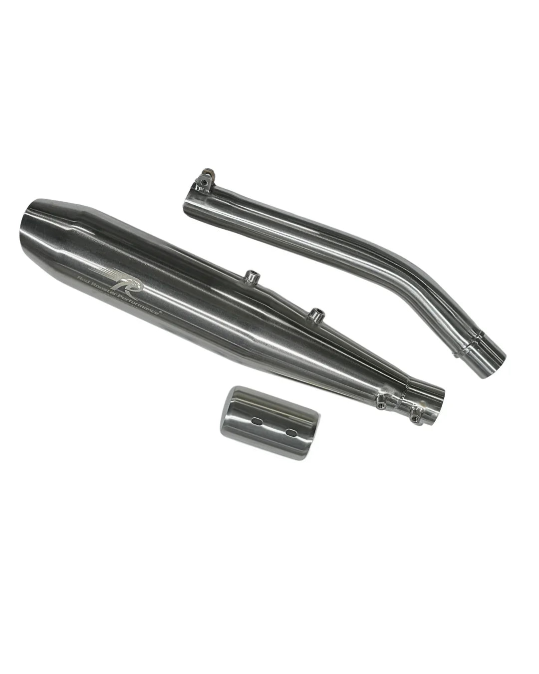 Red Rooster Stellar X Exhaust for  Royal Enfield Bear 650 – Polish / Black / Matte