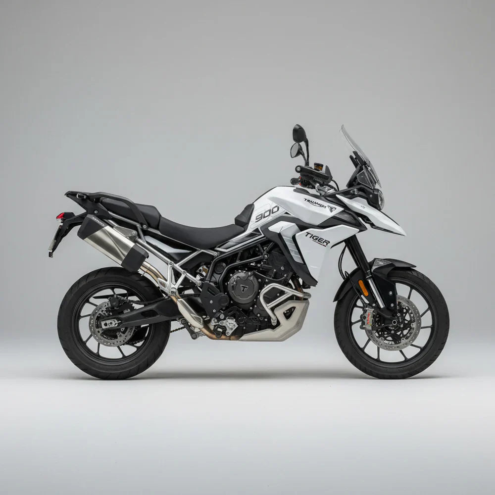 Barrel Storm Slip-On Exhaust for Triumph Tiger 900 GT (2025) | 304 Stainless Steel Performance Motorcycle Exhaust
