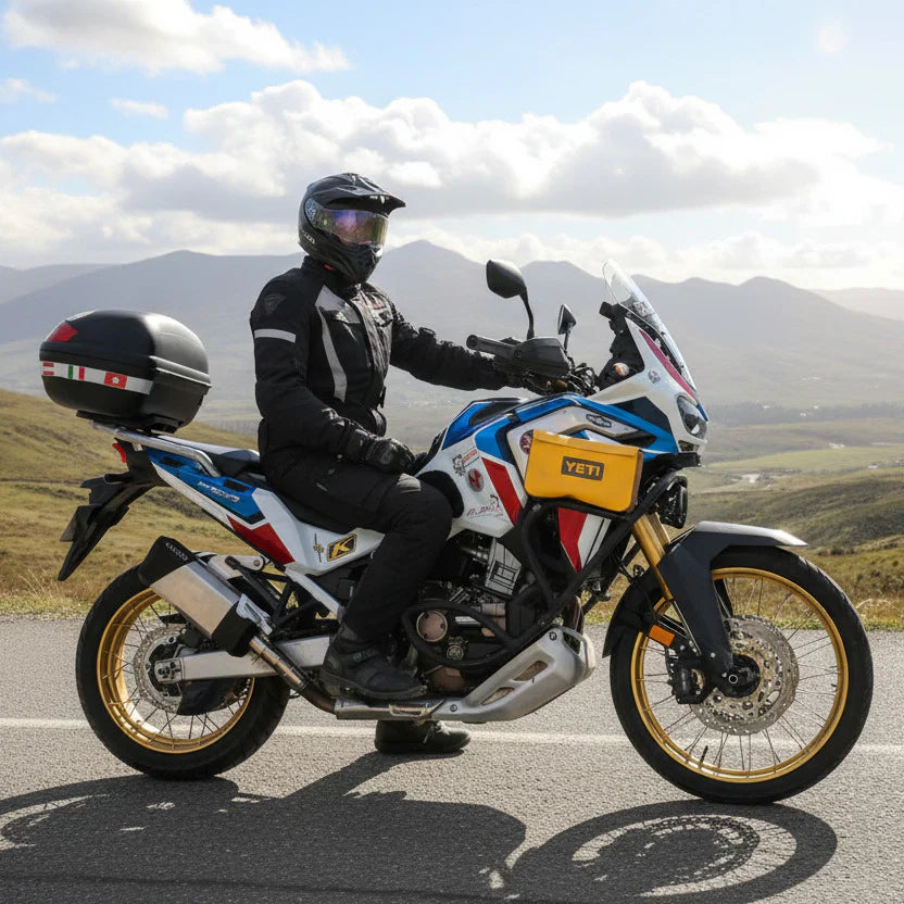 Barrel Storm Slip-On Exhaust for Honda Africa Twin 1100 (2020+) | 304 Stainless Steel Performance Exhaust