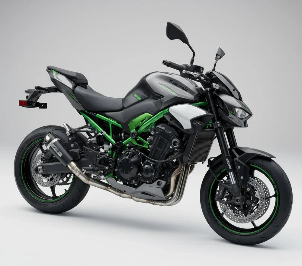 Barrel Outlaw 2.0 Full System Exhaust for Kawasaki Z900 (2025) | 304 Stainless Steel Performance Exhaust