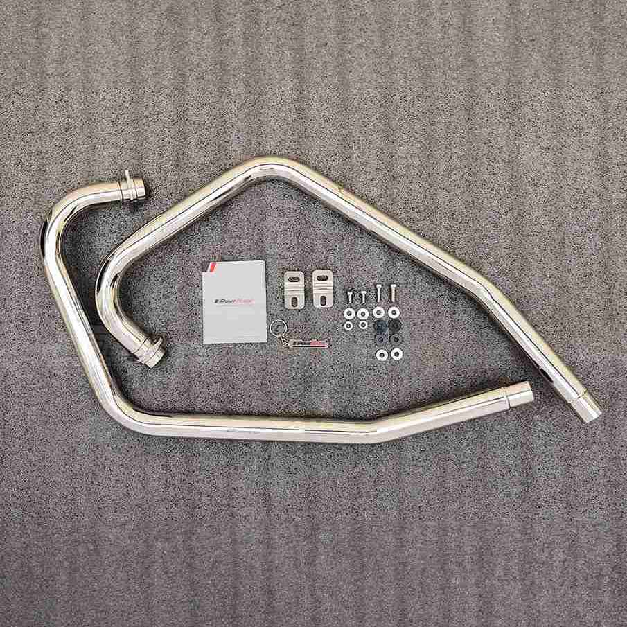 Powerage Performance Headers For Royal Enfield Continental GT / Interceptor 650 (Polish Finish) (Upto 2024)