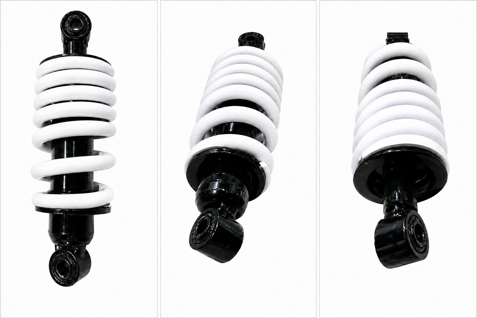Ather 450 450X rear mono shock absorber white angled view