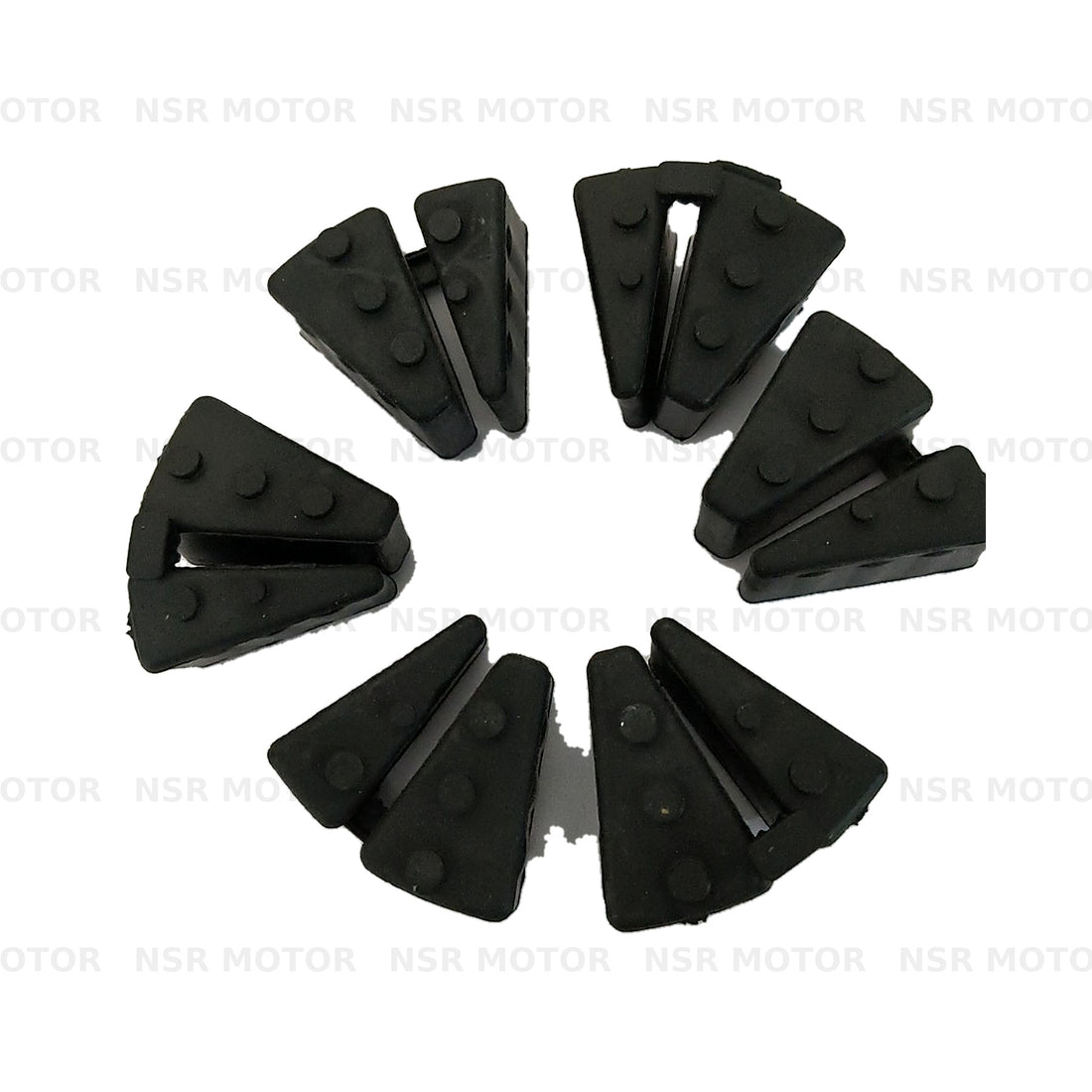 Benelli TNT 25 / Leoncino 250 Black Drum Rubber Set